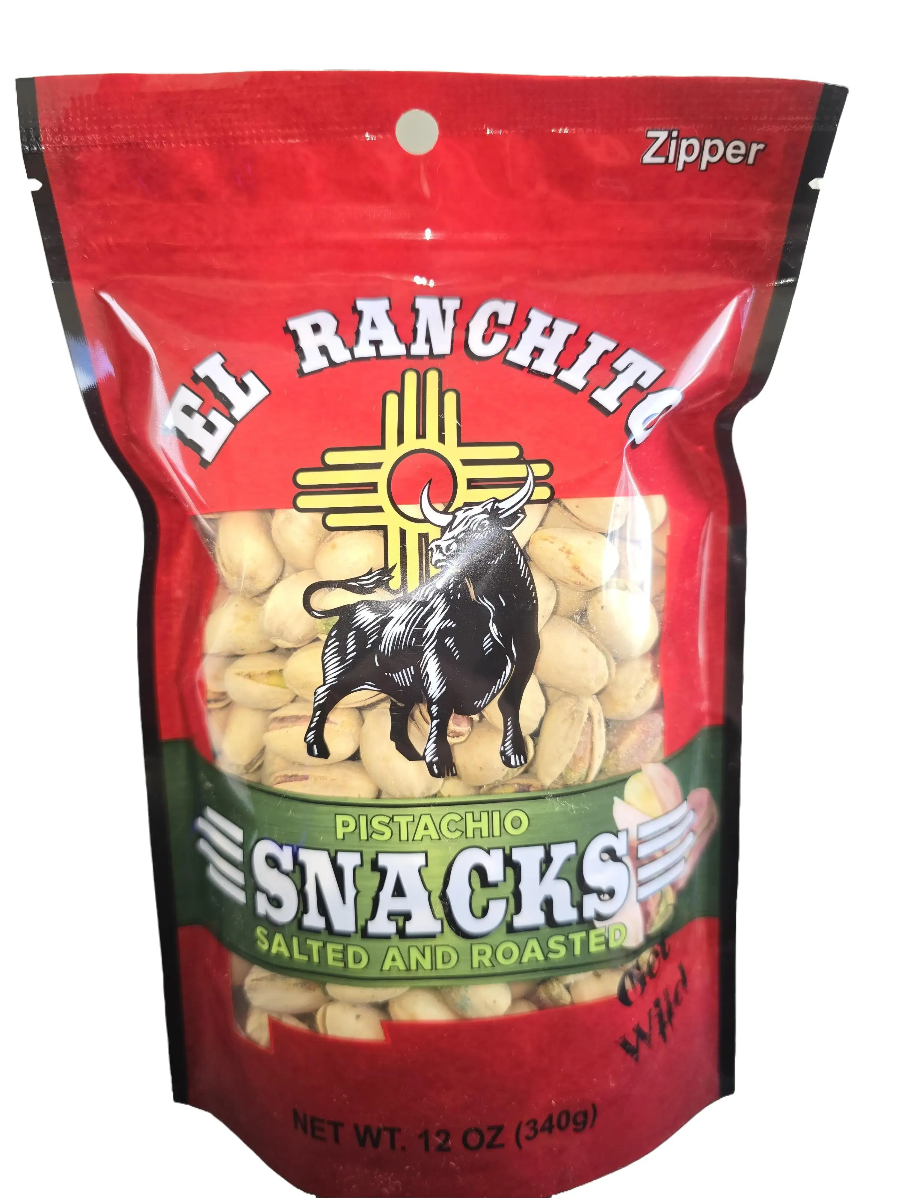 Pistachio Salted & Roasted 12 oz- EL RANCHITO JERKY