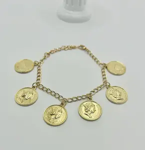 Elegant Queen Elizabeth Charm Bracelet.