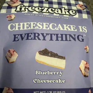 Freezecake Blueberry Cheesecake - Freeze Dried Cheesecake Bites - 1.75 oz (50 g)