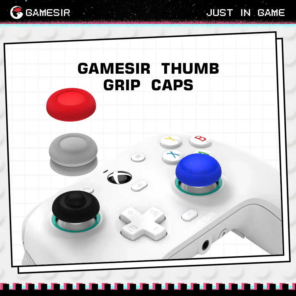 GameSir Thumb Grip Caps, Compatible with all GameSir controllers, Xbox One/Xbox Series controllers, PS4/PS5 controllers, Switch Pro, etc.