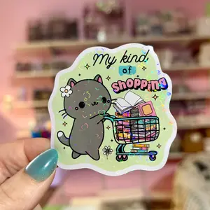My Kind of Bookshopping Sticker