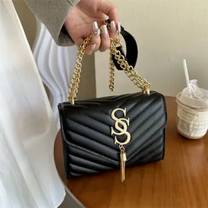 【Local Delivery】Maxoner Women PU Leather Shoulder Bag Small Crossbody Bag Ladies Purses Chain Bag Handbag Designer Luxury SpringStatements