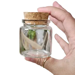 Glass Jars with Cork Tops