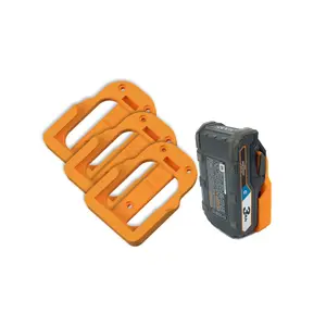 TripleD Tools PowerSlide Lite: Slim & Stealth 3D Printed 3 Pack Battery Mount for Ridgid Power Tools Secure Ergonomic, Durable & Made in USA