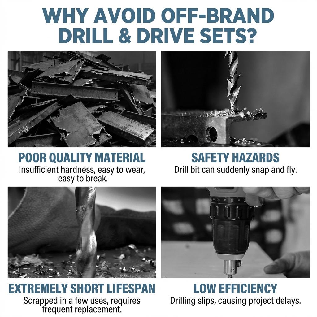 7 PCS Premium HSS Twist Drill Bit Set, 2-8mm High Hardness Metal Drill Bits for Steel Wood Plastic, Professional Impact Drill Power Tool Accessories with Storage Case