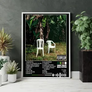 Bunny DTMF Poster | Vibrant Latin Music Wall Art for Fans & Collectors