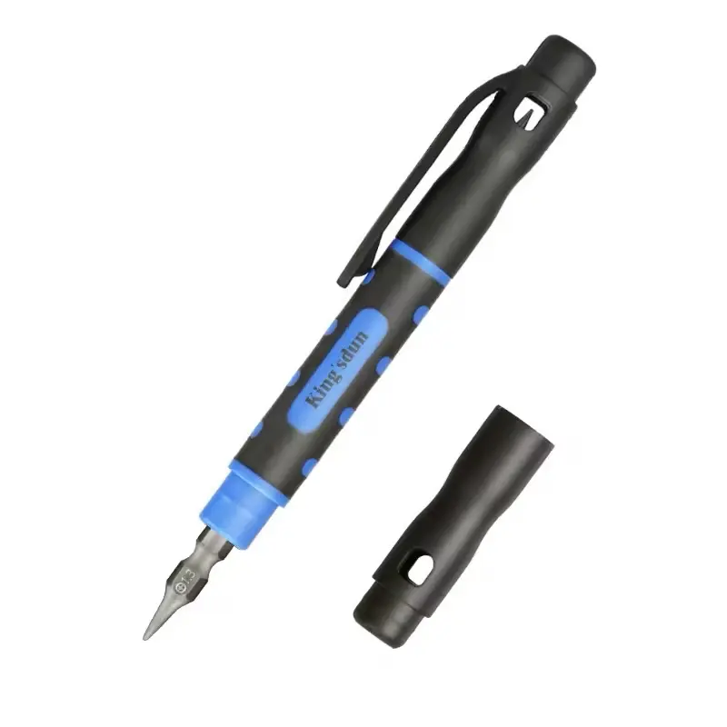 Kingsdun 4 in 1 Precision Screwdriver Set with Y000, P2, Phillips 0000, and 2.0mm Flat Head Bits - CRV Steel - Portable Tool Kit for Xiaomi and iPhone Models