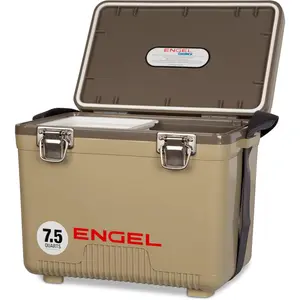 7.5qt Leak-Proof, Air Tight, Drybox Cooler and Small Hard Shell Lunchbox for Men and Women