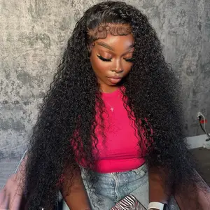 Bling Hair 13x4 Lace Frontal Wig  Lace Real Hair Wigs For Black Women 28 30 Inch Deep Wave Lace Front Wig Brazilian Hair Wig