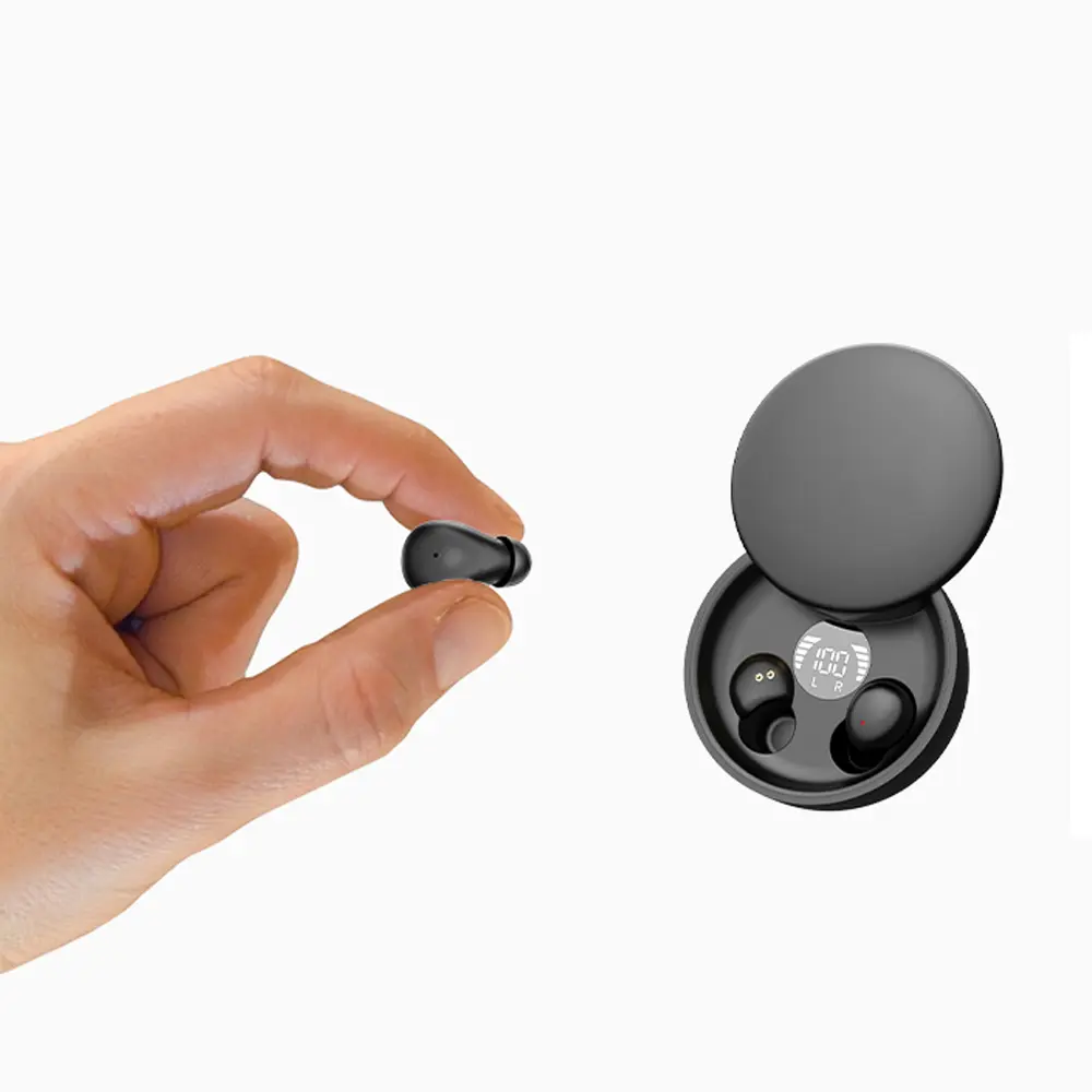 MSHUKCOE Smallest Invisible Mini Earbuds Wireless Bluetooth, Low Profile Micro Tiny Discreet Hidden Earbuds for Work, Small Headphones, Invisible Sleep Wireless Earphone for Small Ear Canals summerwins