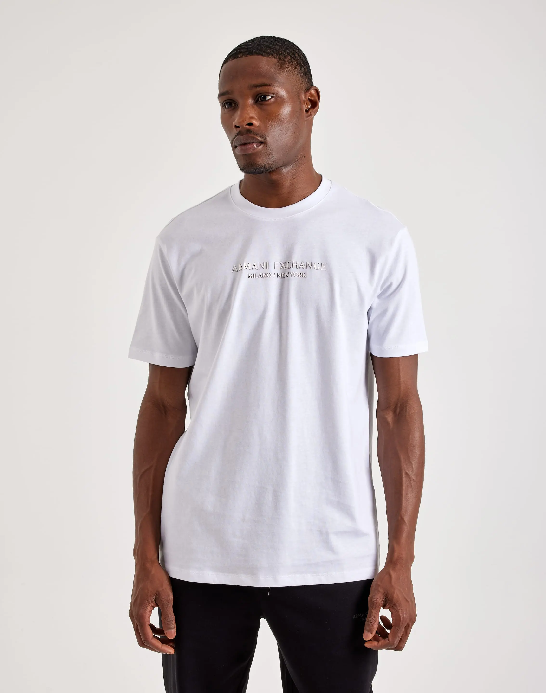 Mens Armani Exchange Milano Logo Tee