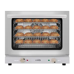 23 in. Countertop Convection Oven for Half-Size Pans with 4 Racks and 2800W of Power in Stainless-Steel - 208/240V, 2.3 cu. ft.