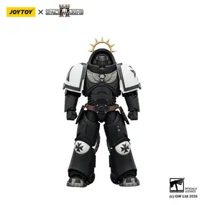 JOYTOY  Warhammer  40k  1/18  Action Figure Game Edition Black Templars Heavy Intercessor with Heavy Bolt Rifle and Bolt Pistol JT03721