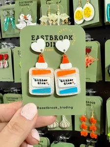Glitter Glue earrings
