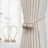 Magnetic Curtain Hooks (2 Pack), Simple Magnetic Headphone Holder, No Drilling Required, Easy Installation, Ideal for Home Use, Convenient Hook