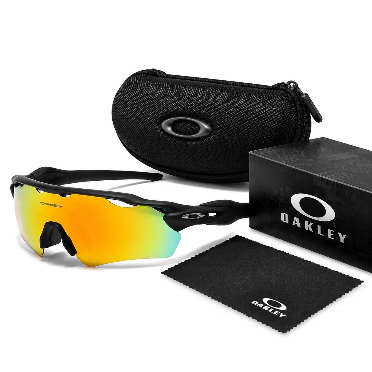 Oakley Performance Sports Sunglasses UV400 Wraparound Glasses for Cycling Running Driving Travel
