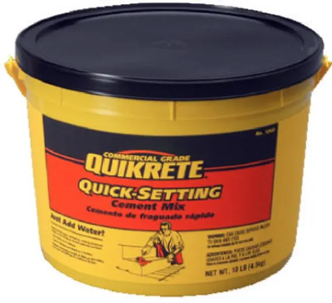 212 MAIN Quikrete 124011 Quick Setting Cement - 10 lbs., Rapid Set, Concrete Repair, Moldable Specialty Power Tool Accessory