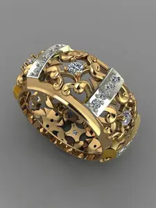 1 PC Fashion Cubic Zirconia Stackable Engagement Ring For Women For Wedding Engagement Party Jewelry Valentine's Day Gift