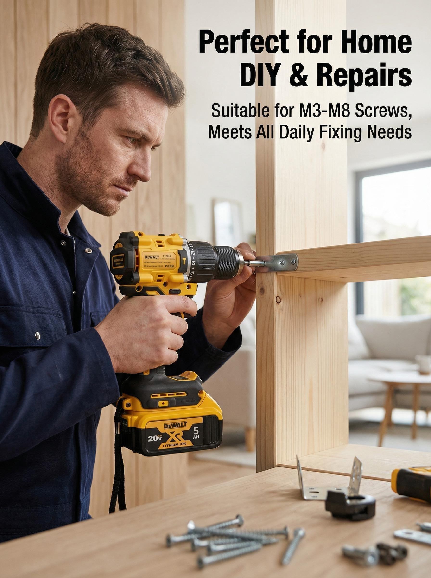 DEWALT DCF805 20V Brushless Impact Drill for Metal Wood Installation torque multiplier