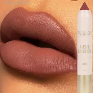 1 Pcs Matte Long-lasting Makeup Lipliner & Lipstick, Matte Lip Pencil, Crayon Nib Design Smooth Easy To Apply, High Color Rendering Matte Texture Non-sticky, for All Skins, Perfect Festival Birthday Gifts Cosmetic