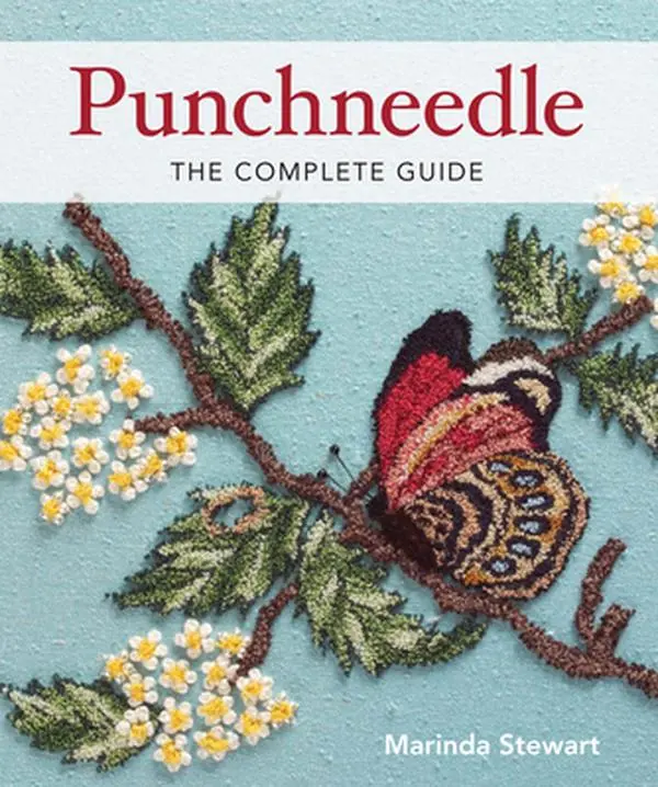 USED Book - Punchneedle The Complete Guide by Marinda Stewart (Hardcover-spiral) - english