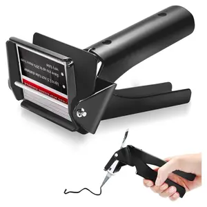 Tube Extrusion Tool - Efficient RTV and Silicone Dispenser That maximizes The use of All Material in The Tube and Prevents Material Waste(Black)