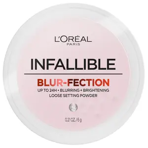 Infallible Blur-fection Setting Powder: 24-Hour Wear, Transfer-Resistant, and Lightweight for a Flawless Finish, L'Oréal Paris