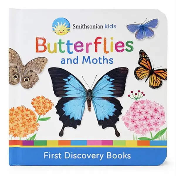 USED Book - Smithsonian Kids Butterflies and Moths: First Discovery Books by Nestling, Rose (Board book) - english