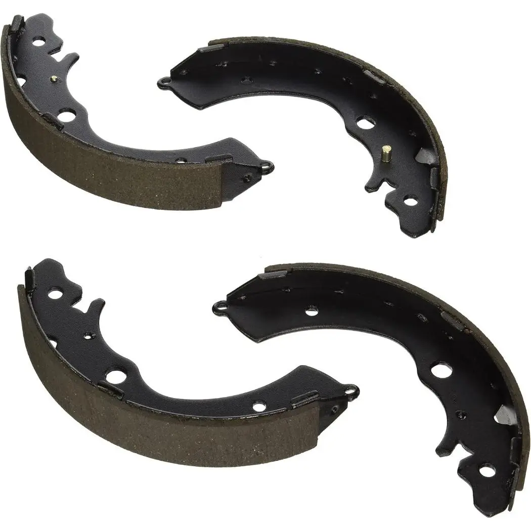 All-New Bonded Rear Steel OE-Style Precision-Engineered Long-Life Drum Brake Shoe Set (2 Pieces) - Brake Shoes for 1 Axle, Compatible with Honda Accord, Civic, CR-V, Fit