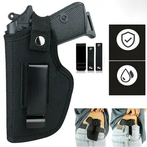 Universal Tactical Concealed Gun Holster Left/Right Hand Fit IWB OWB Carry Perfect for Daily/Tactical Use