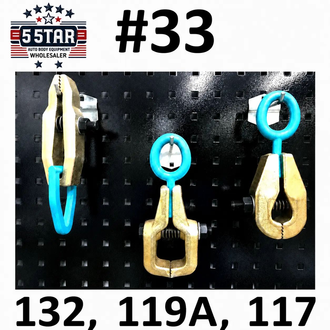 SET#33 MO Clamp Style Long Nose O Clamp C Clamp Tools Auto Body Frame Machine