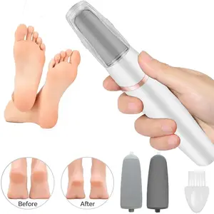 Electric Callus Removers for Feet, Removes Dry Skin for Smoother Feet, Foot Care for Dead Skin,Professional Pedicure Tools, Nail Filing Tools,Equipped with 2 Grinding Heads and 1 Cleaning Brush