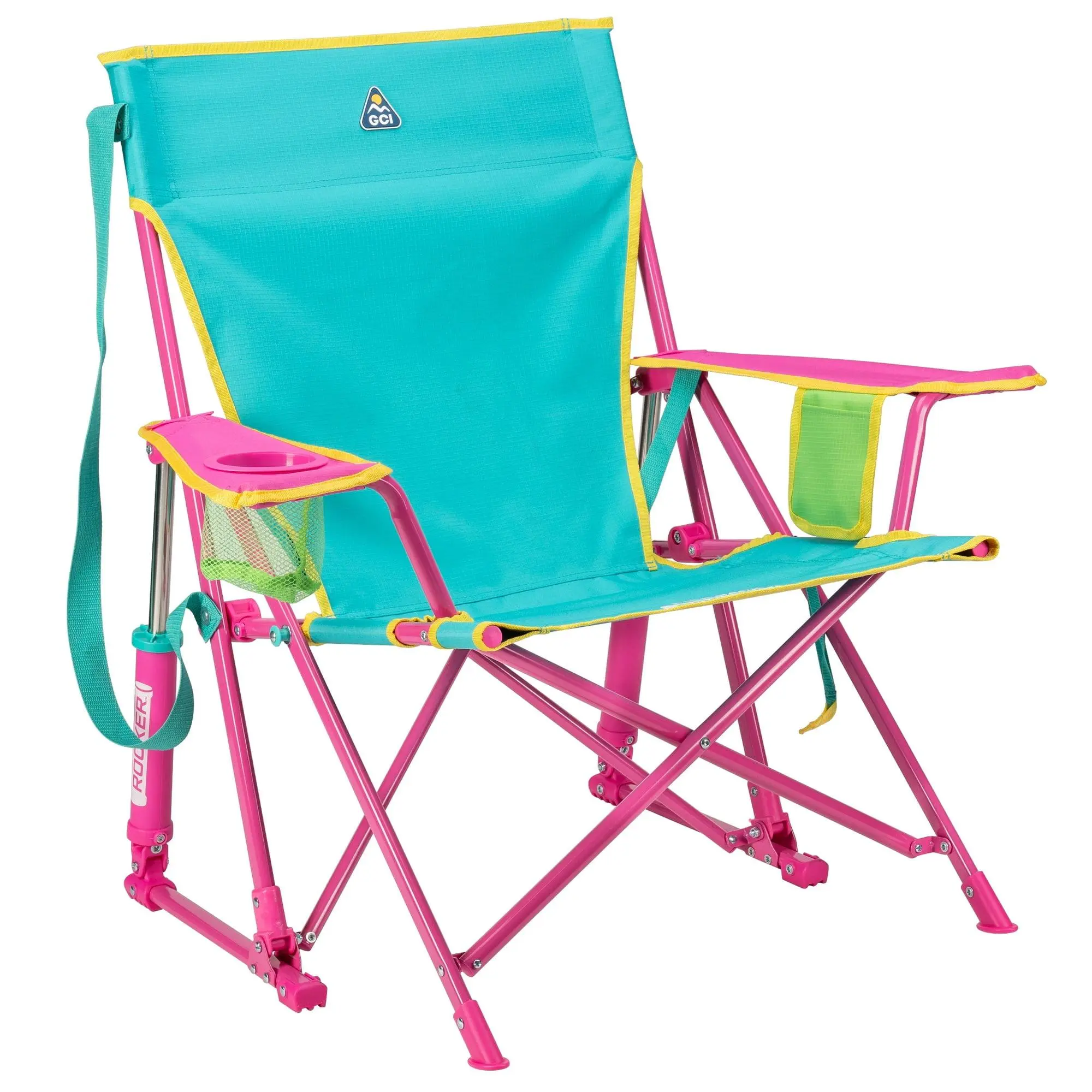 GCI Outdoor Kickback Rocker Low Profile Rocking Camp Chair