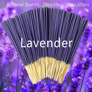Lavender Scented Reed Diffusers, Bamboo Sticks for Aromatherapy, Yoga, Meditation, Home & Office Fragrance, Aroma Scented Floral, Ideal Gift Set, Aromatic Diffuser Stick
