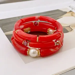 Acrylic Bulky Bracelet