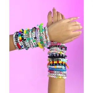 "EDM Life" 12pc Pre-Made Kandi Bracelets