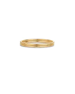 PAVOI 14K Gold Plated Stackable Ring Pack for Women - Waterproof Stainless Steel Dainty Layering Thin Rings Set