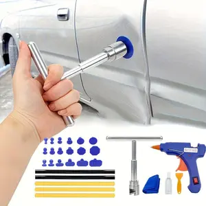 Car Dent Repair Kit, Manual Tools Set for Body Panels, Plastic Material, No Paint Needed, Ideal for Automotive Dent Removal, Dent Puller Tool, Car Dent Remover