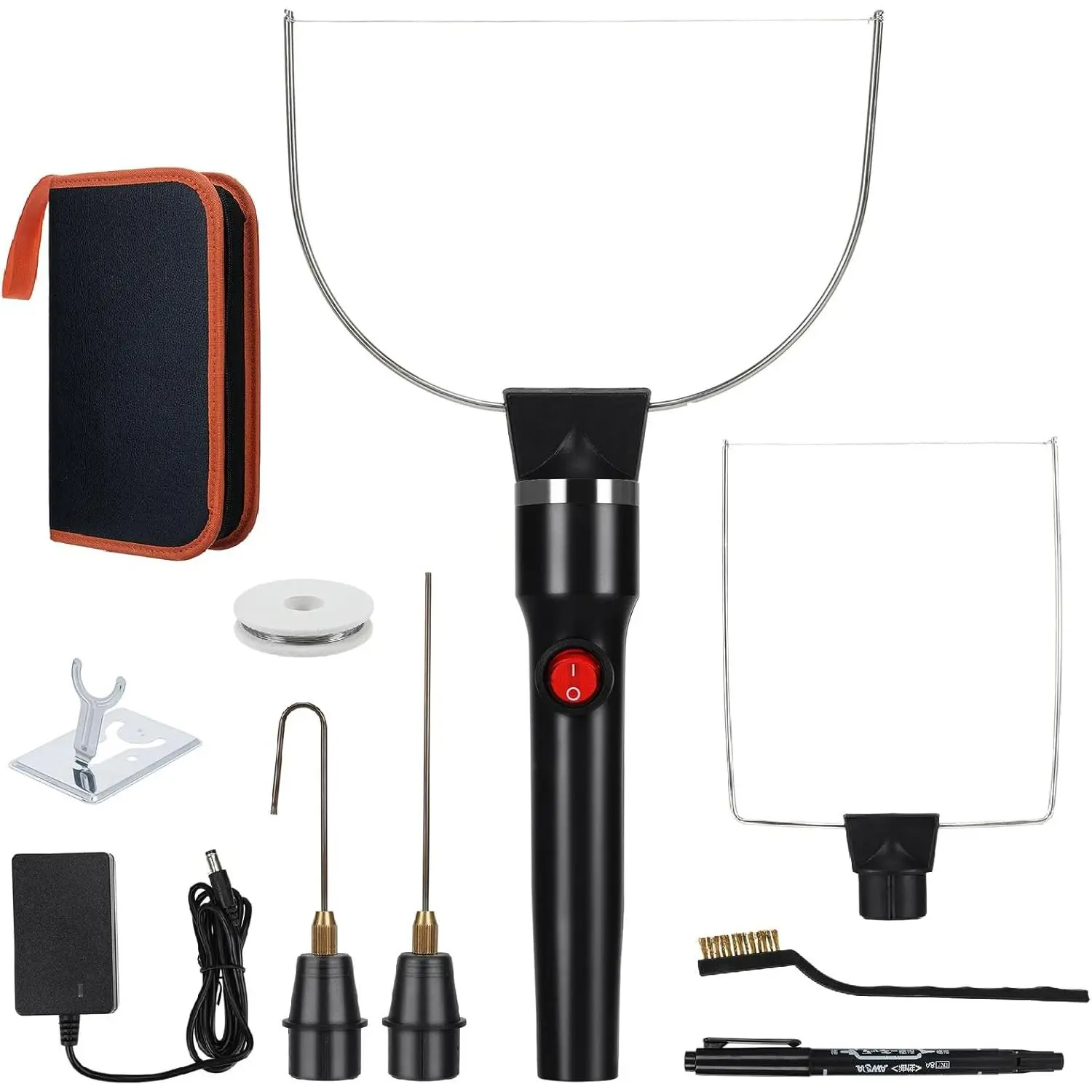 4-in-1 Foam Cutter Set Hot Wire Knife Foam Cutter Tool Styrofoam Cutter Foam Board Cutter Electric Styrofoam Cutting Tool with 4 Cutting Machine Pen for Styrofoam Foam Cutting Arts Handcraft DIY