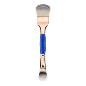 Bdellium Tools Professional Makeup Brush Golden Triangle 961 Double-Ended Small Rounded Double Dome Blender / BDHD Phase II XS with 952/963 double-ended