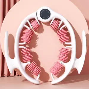 Removable Manual Push-Pull Roller Relaxing DeepTissue Massage Tool Ring for Thigh Calf & Waist Foam Roller for Daily Stretching & Recovery Body Care, Deep Tissue Pain Relief