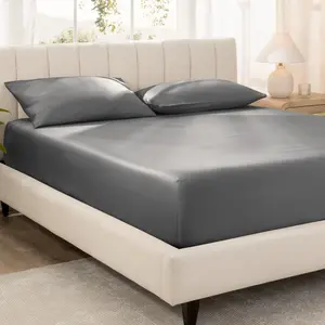 Bare Home Organic Cotton Sateen Fitted Sheet