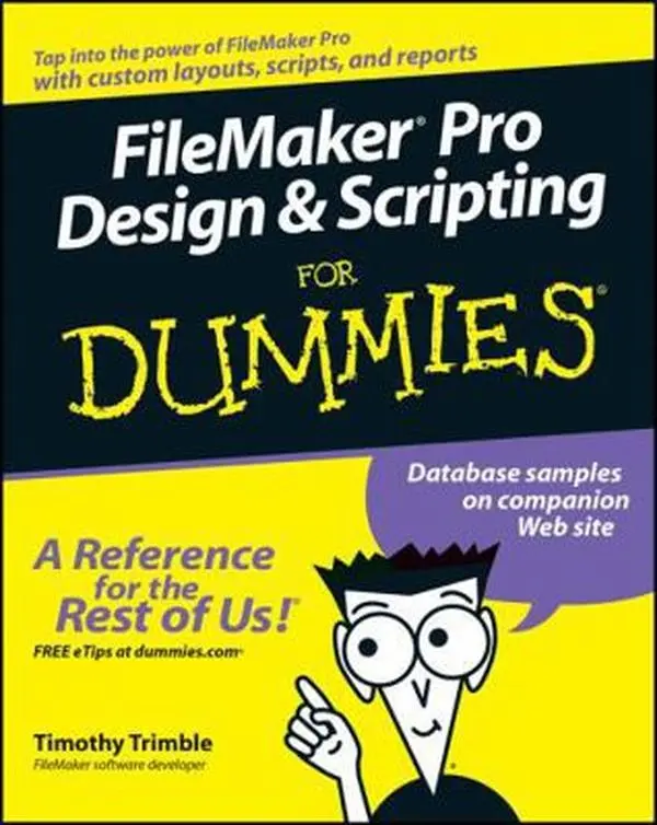 USED Book - FileMaker Pro Design and Scripting for Dummies by Trimble, Timothy (Paperback) - english