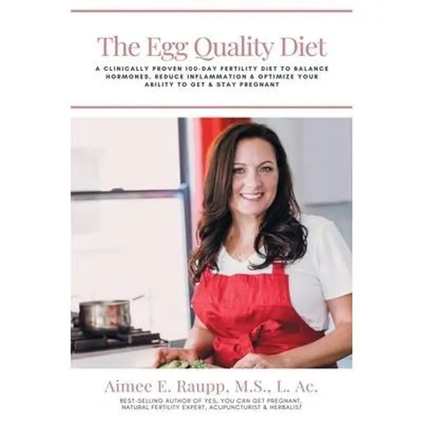 USED Book - The Egg Quality Diet: A clinically proven 100-day fertility diet to balance hormones, reduce inflammation, improve egg quality and optimize by Raupp, Aimee E. (Paperback) - english