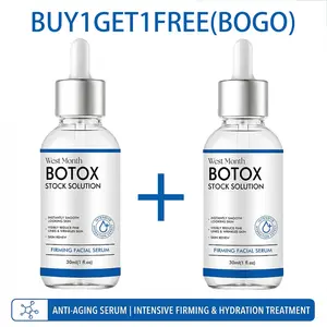 West Month Botox Stock Solution - Anti-Aging Face Serum for Deep Wrinkles & Fine Lines - Firming Facial Serum with Intensive Hydration Effect - Skin Renew Formula for All Skin Types Moisturizing