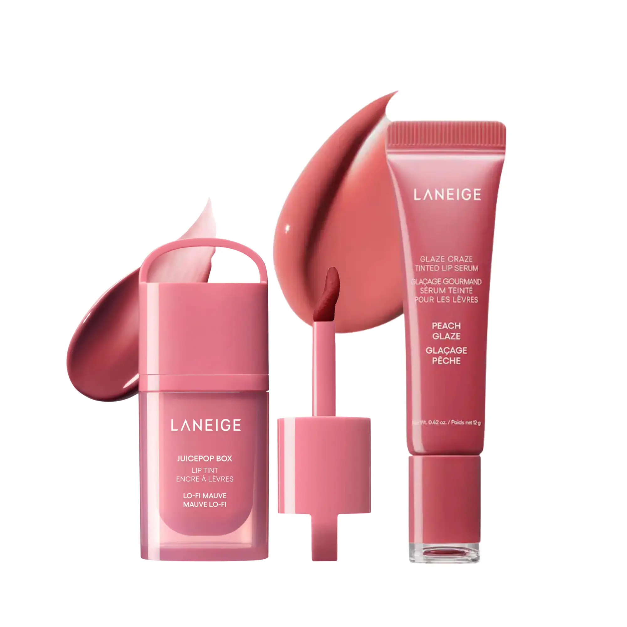 Lo-Fi Mauve & Peach Glaze