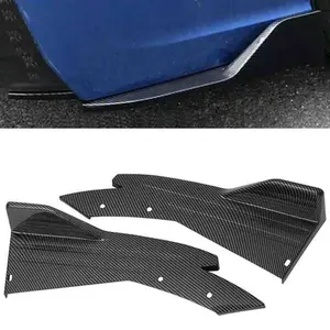 Rear Bumper Lip Diffuser Splitter Side Skirts Carbon Fiber for Infiniti Q50 Q60
