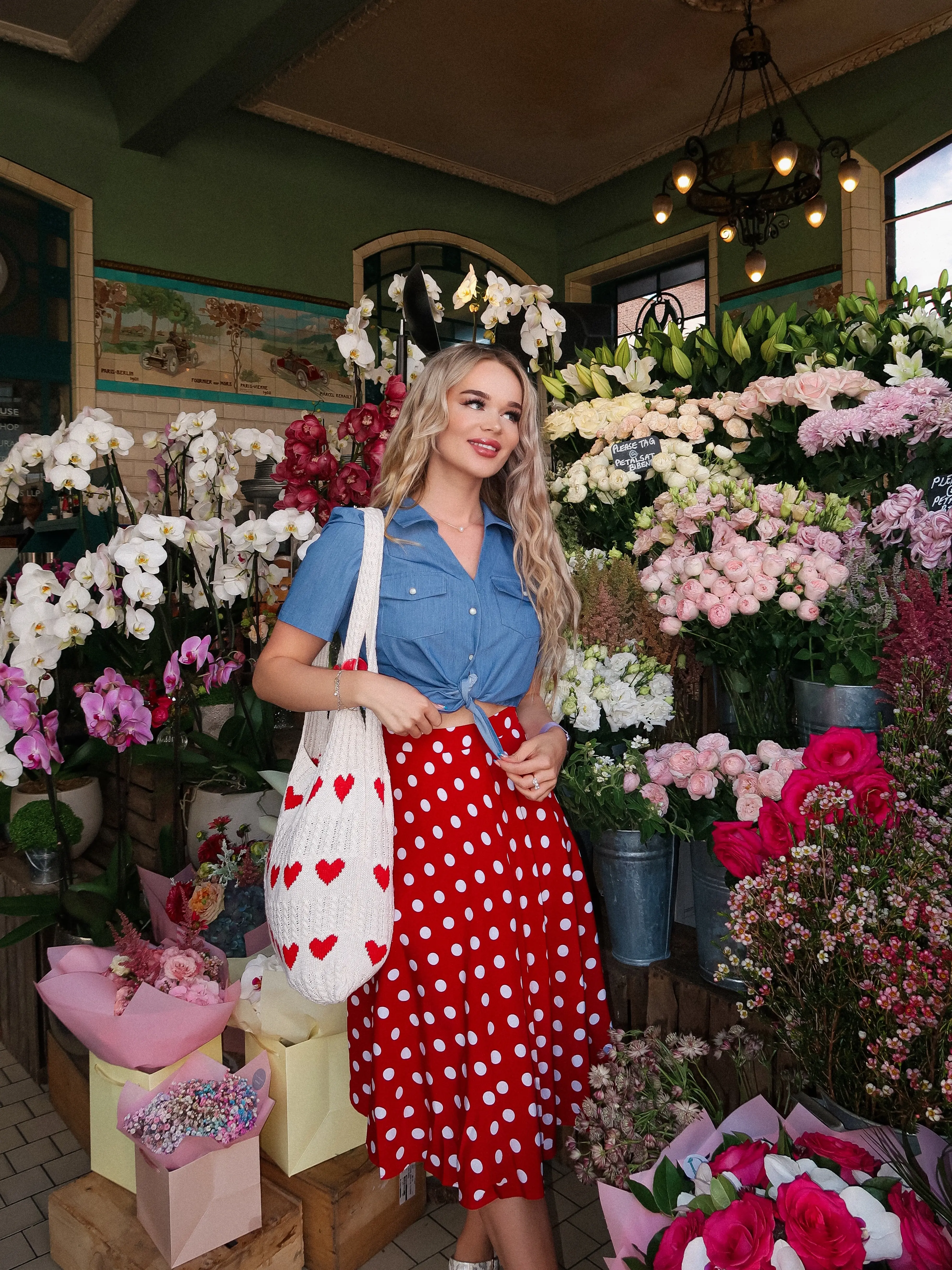 RETRO STAGE Women's 1950s Style Red Polka Dot Coquettecore Swing Skirt - Below-Knee Polka Dot Skirt with Concealed Zip, Multi-Size, Shirt-Coordinating Option, Polka Dot Skirts, 1950S Style Skirts tiktokshopbacktoschool