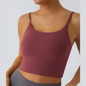 Halara Basic Padded Workout Cropped Tank Top