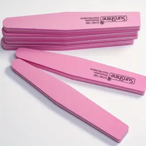 10Pcs Nail Sponge Files & Diamond Double-Sided Nail Files, Washable Buffer Strips for Nail Surface Buffing & Polishing